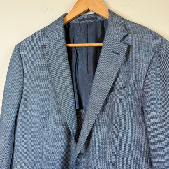 Ermenegildo Zegna Milano Easy Wool Linen & Silk Blazer Suit Jacket Size 52 R - Picture 2 of 13